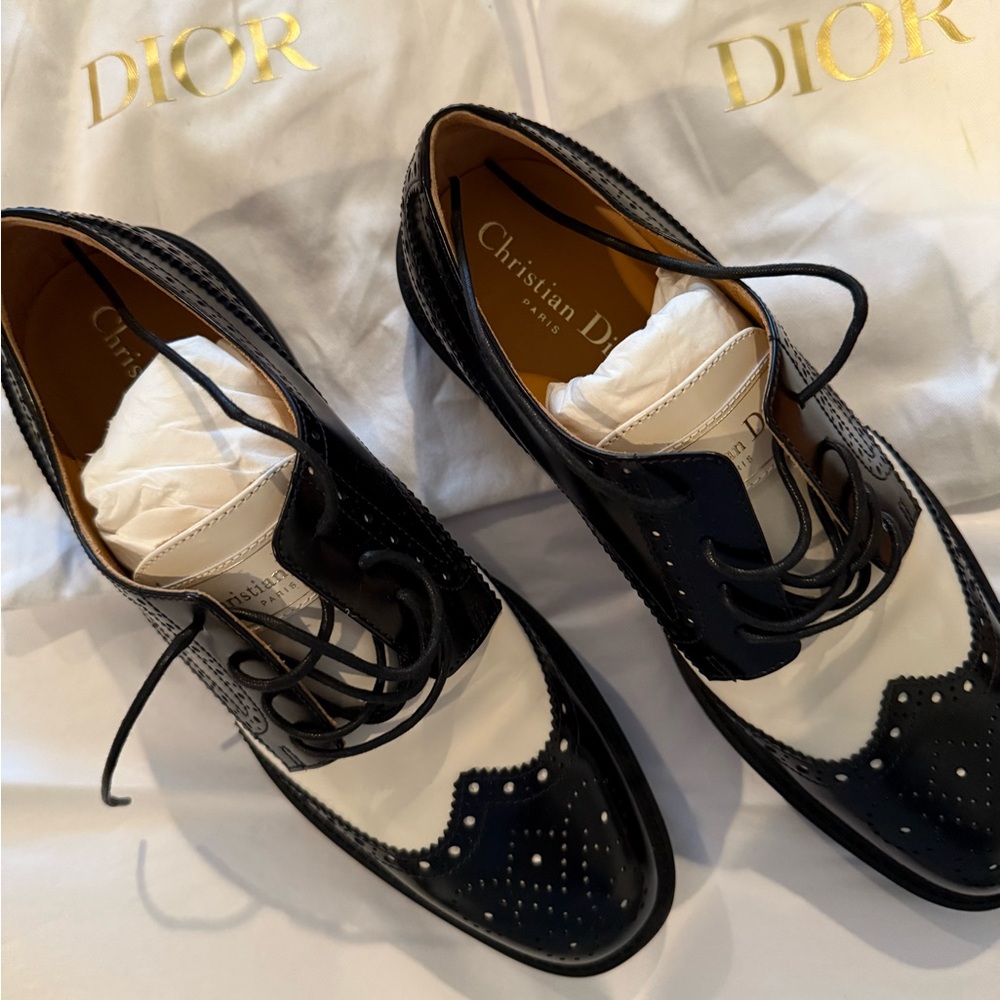 Christian Dior Womens Oxford shoes- EU size 38.5- WORN ONCE!